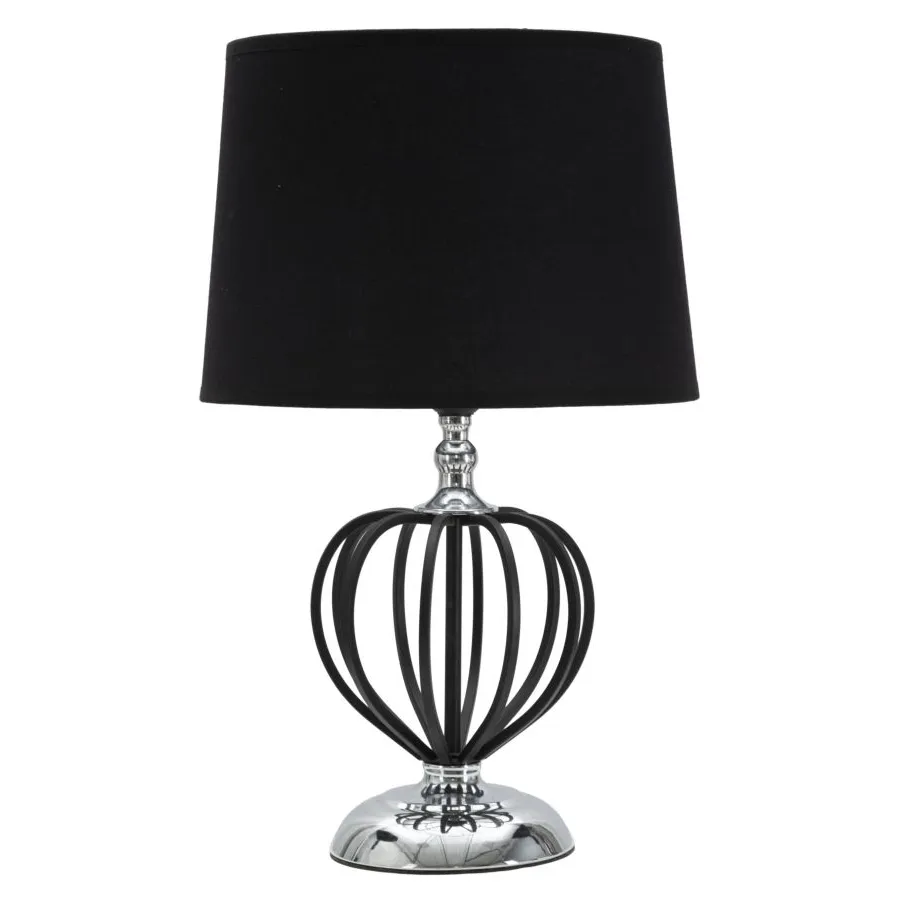 LAMPA STOŁOWA Darky Silver 28X44,5 cm